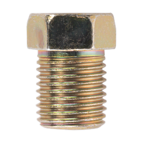 Brake Pipe Nut M10 x 1mm Full Thread Male Pack of 25 - BN10100FT - Farming Parts