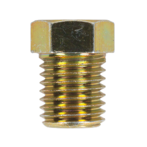 Brake Pipe Nut M10 x 1.25mm Short Male Pack of 25 - BN10125SM - Farming Parts