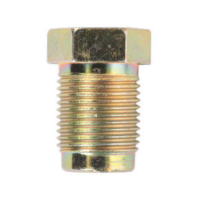 Brake Pipe Nut M12 x 1mm Male 1/4" Pipe DIN Form Pack of 10 - BN121 - Farming Parts