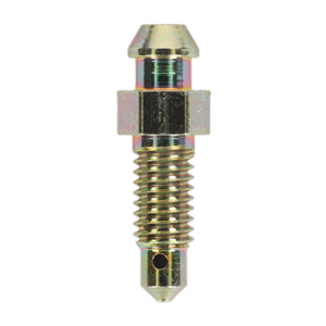 Here's a close-up of the Sealey Brake Bleed Screw, featuring a tapered end and a hexagonal section in the middle, with threads measuring M6 x 1mm.