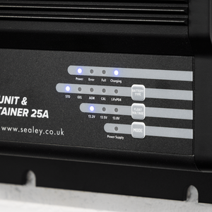 12V Battery Support Unit & Smart Charger/Maintainer 25A - SE-BSCU25A