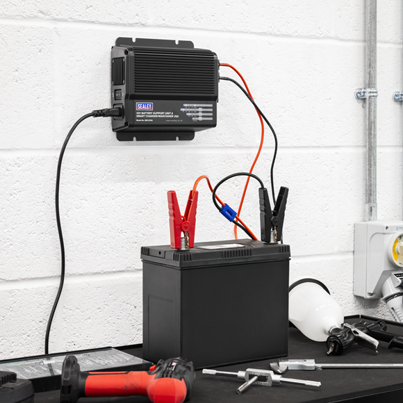 12V Battery Support Unit & Smart Charger/Maintainer 25A - SE-BSCU25A