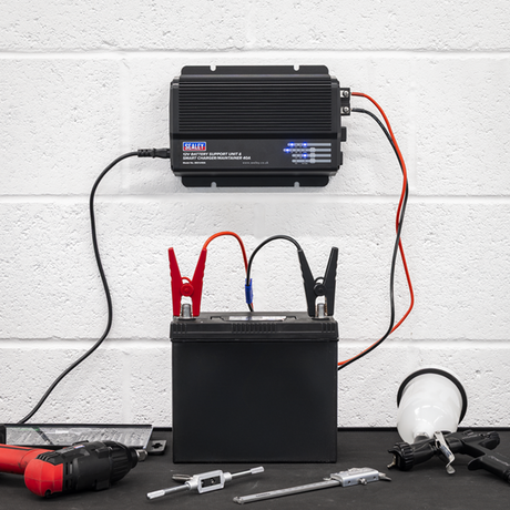 12V Battery Support Unit & Smart Charger/Maintainer 40A - SE-BSCU40A
