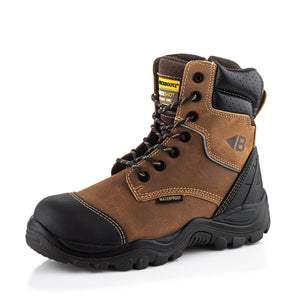 Buckler Buckbootz High Leg Safety Lace/Zip Boot – BSH008WPNM | Waterproof & Non-Metallic