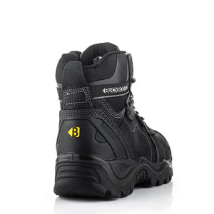 Buckler Buckshot Safety Boots – Black Waterproof Steel Toe Work Boots | BSH009BK