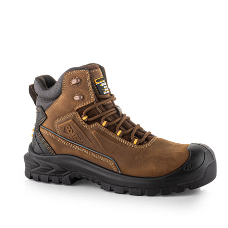 Buckbootz Buckshot BSH016 BR S7S Waterproof Safety Boots – Dark Brown