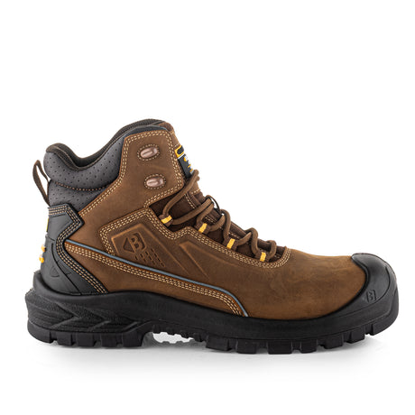 Buckbootz Buckshot BSH016 BR S7S Waterproof Safety Boots – Dark Brown