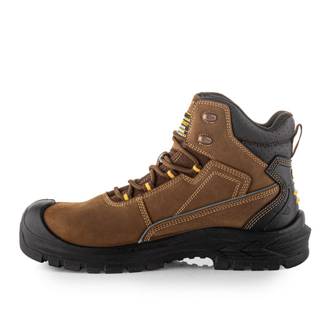 Buckbootz Buckshot BSH016 BR S7S Waterproof Safety Boots – Dark Brown