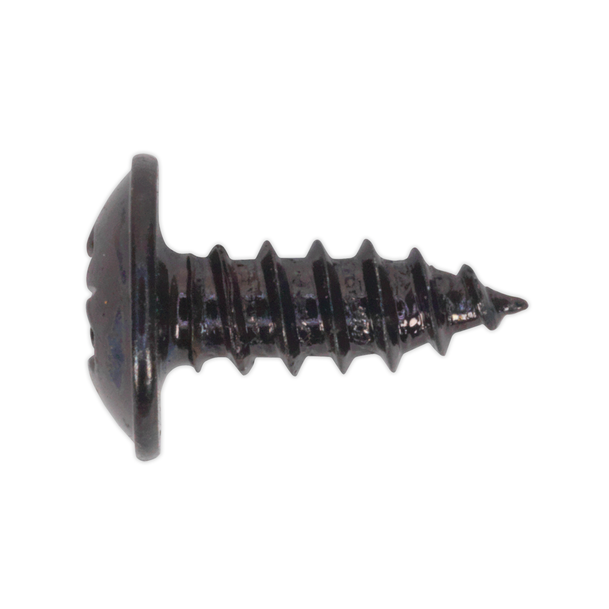 Self-Tapping Screw 3.5 x 10mm Flanged Head Black Pozi Pack of 100 - BST3510 - Farming Parts