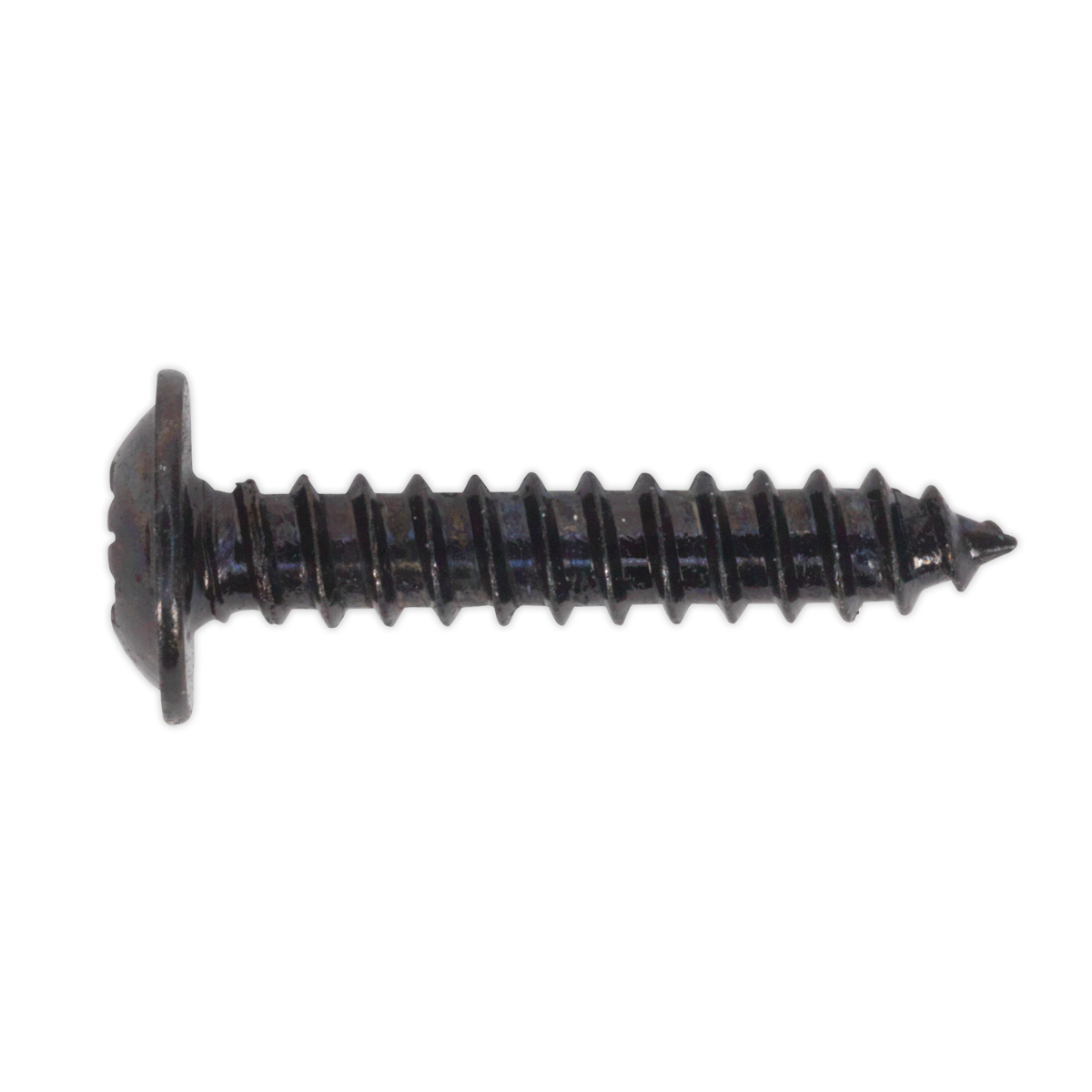 Self-Tapping Screw 3.5 x 19mm Flanged Head Black Pozi Pack of 100 - BST3519 - Farming Parts