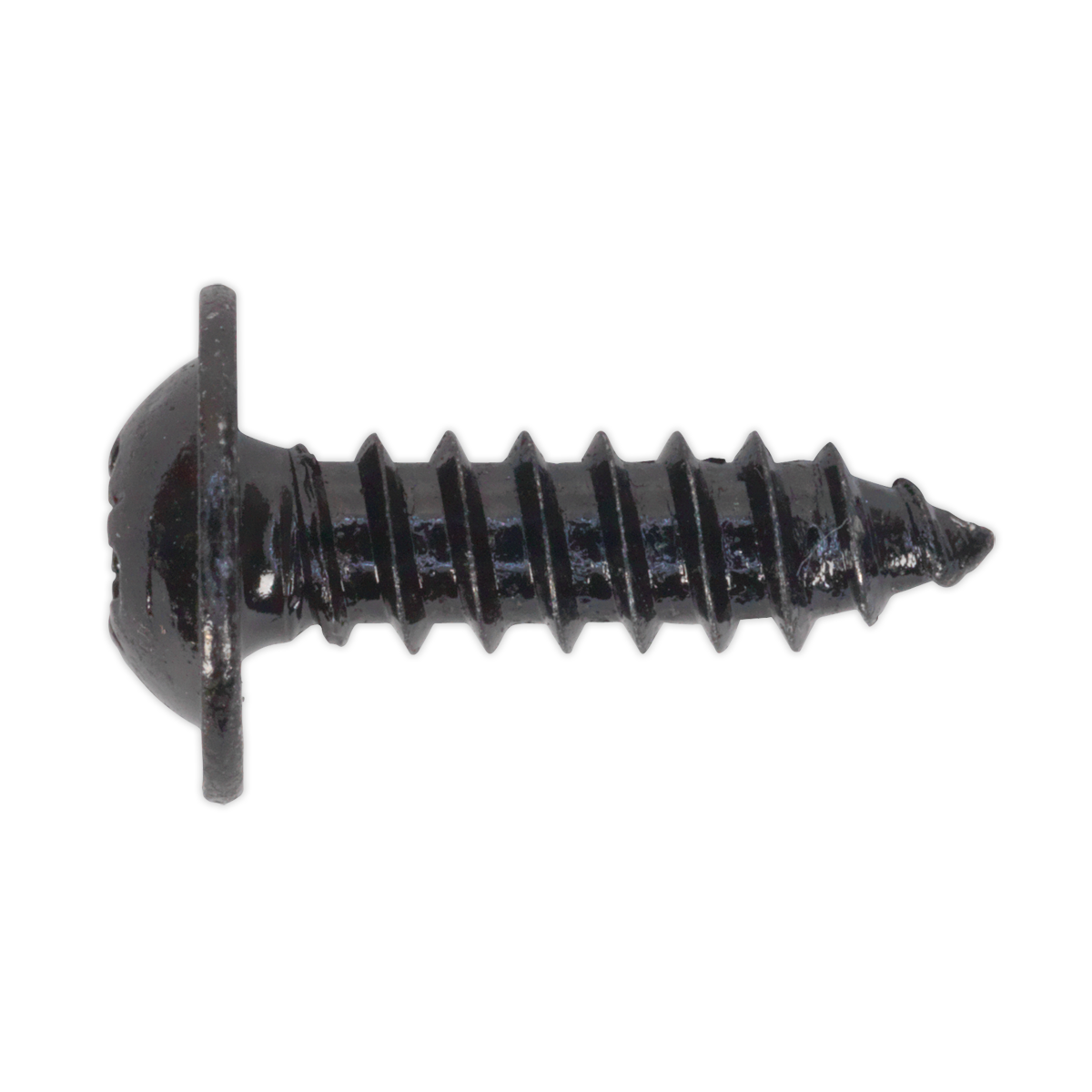 Self-Tapping Screw 4.8 x 16mm Flanged Head Black Pozi Pack of 100 - BST4816 - Farming Parts