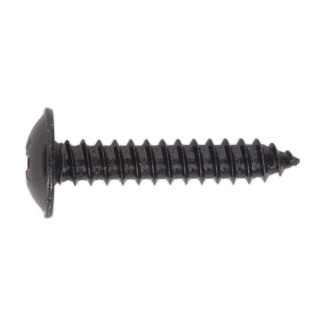 Self-Tapping Screw 4.8 x 25mm Flanged Head Black Pozi Pack of 100 - BST4825 - Farming Parts