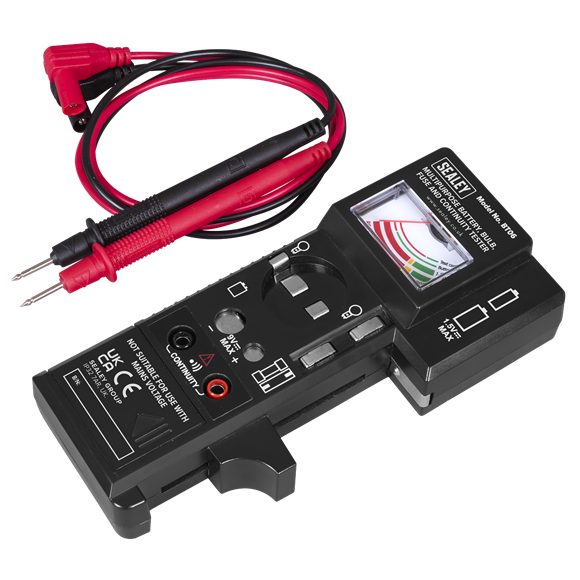 Multipurpose Battery, Bulb, Fuse & Continuity Tester - SE-BT06