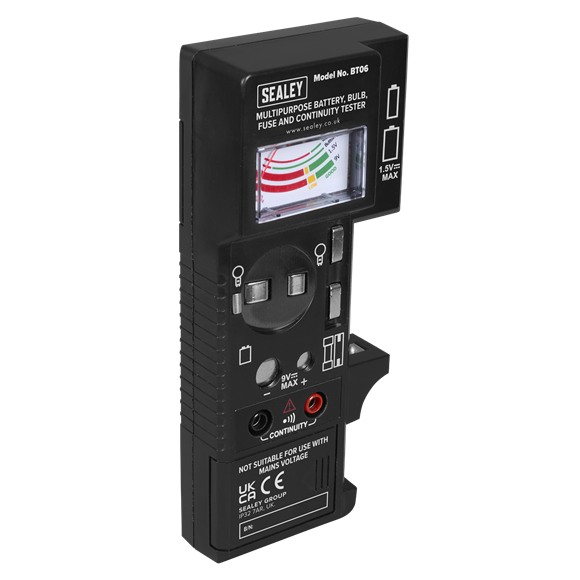 Multipurpose Battery, Bulb, Fuse & Continuity Tester - SE-BT06