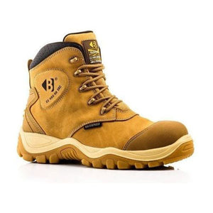 *STOCK CLEARANCE* - UK Size 11 - Buckler Safety Boots Waterproof Honey – BSH012HY | Lightweight & Durable Work Boots