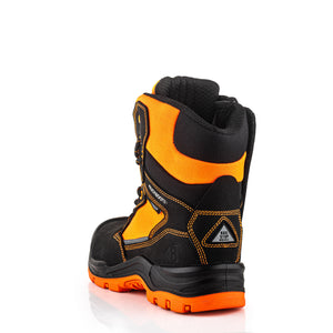 Buckler Safety Lace/Zip Boot – BVIZ1/OR | Hi-Vis, Waterproof & Slip-Resistant