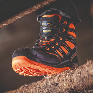 *SPECIAL PRICE* - Buckler Safety Lace Boot – BVIZ2/OR | Hi-Vis, Waterproof & Slip-Resistant