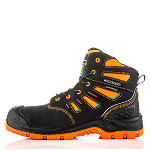 *SPECIAL PRICE* - Buckler Safety Lace Boot – BVIZ2/OR | Hi-Vis, Waterproof & Slip-Resistant