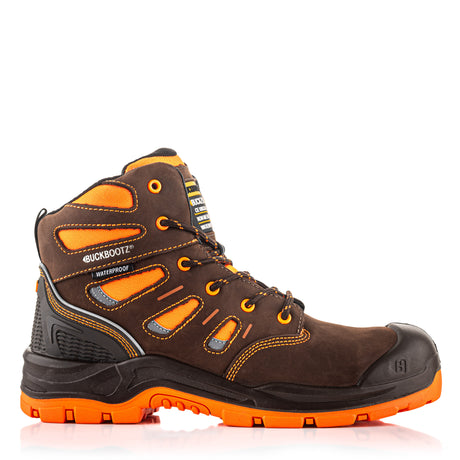 *SPECIAL PRICE* - Buckler Safety Lace Boot – BVIZ2/OR | Hi-Vis, Waterproof & Slip-Resistant