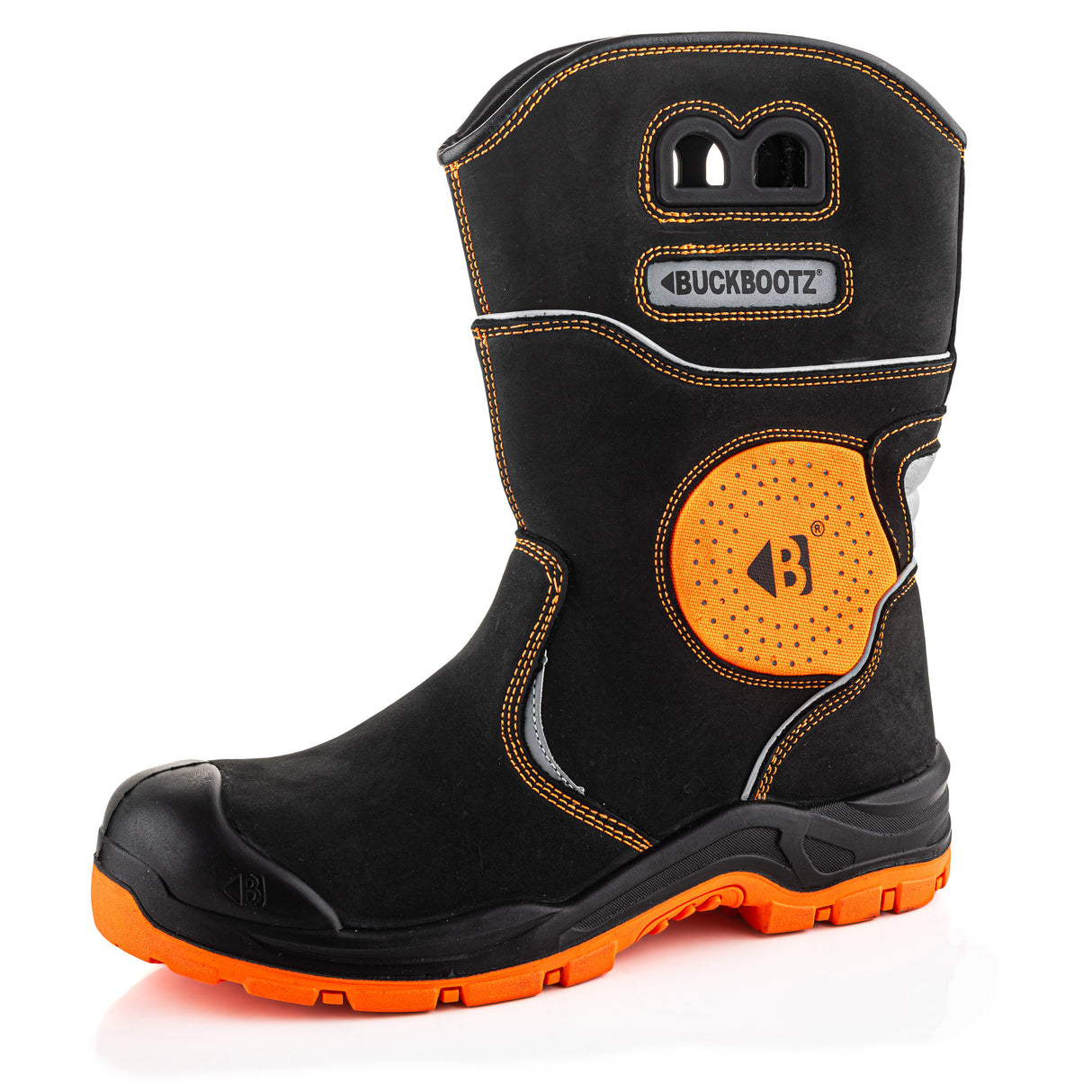 Buckbootz BVIZ5 Hi-Vis Waterproof Safety Rigger Boots S7S