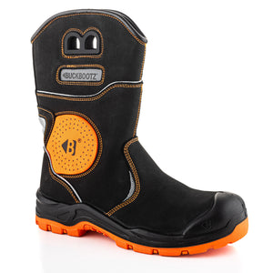 Buckbootz BVIZ5 Hi-Vis Waterproof Safety Rigger Boots S7S