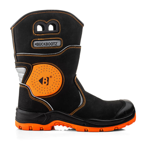 Buckbootz BVIZ5 Hi-Vis Waterproof Safety Rigger Boots S7S