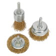 Wire Brush Set 3pc Brassed - BWBS03 - Farming Parts