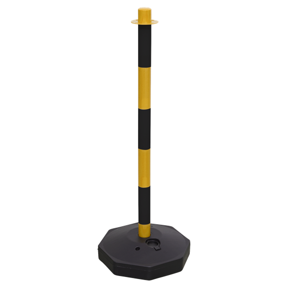 Sealey | Post with Base - Black/Yellow - BYPB01