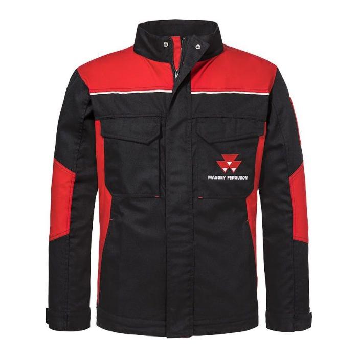 *SPECIAL PRICE* - Massey Ferguson Black and Red Work Jacket Durable Design | X993452102
