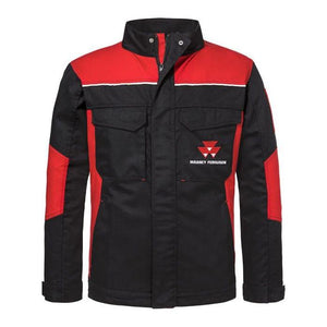 *SPECIAL PRICE* - Massey Ferguson Black and Red Work Jacket Durable Design | X993452102