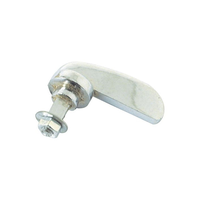 A metallic latch handle with an attached screw and washer, resembling the Sparex Bonnet Clip (Part No. S.66259), on a white background.