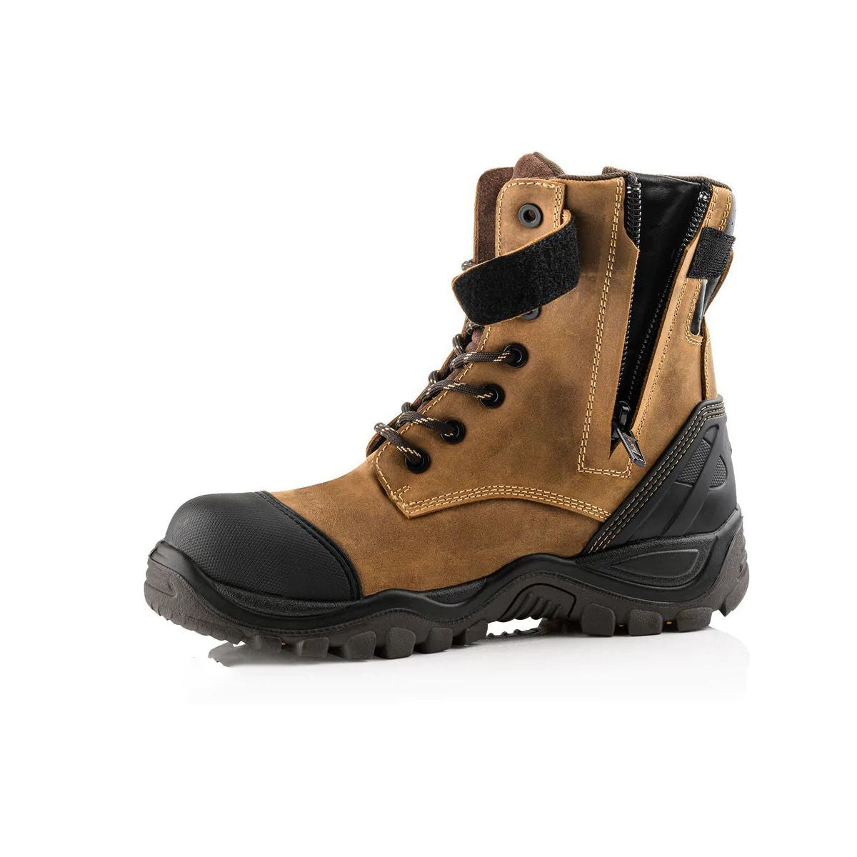 Buckler Buckbootz High Leg Safety Lace/Zip Boot – BSH008WPNM | Waterproof & Non-Metallic