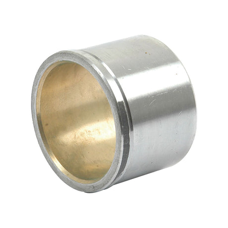 The Spindle Bush (Sparex Part No. S.42219) from Sparex is a bi-metal cylindrical sleeve with a smooth inner surface and a slightly reflective outer surface, compatible with Massey Ferguson and Landini 906054M1 models.