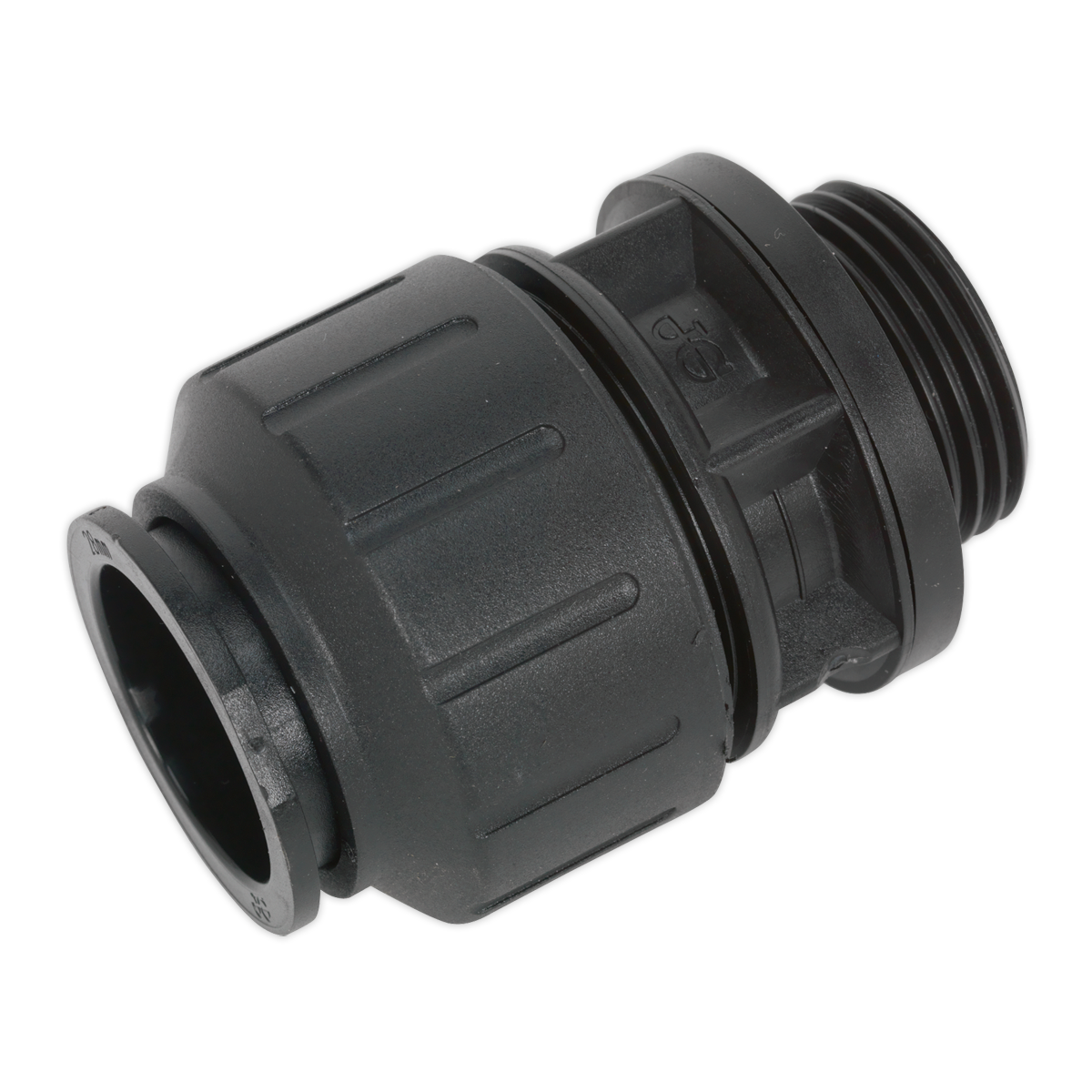 Straight Adaptor 28mm 1"BSP Pack of 2 (John Guest Speedfit® - PM012818E) - CAS28SA - Farming Parts