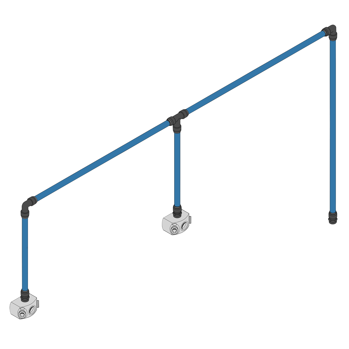 Speedfit® 12m 2-Drop Air Supply System Kit - CASKIT2 - Farming Parts