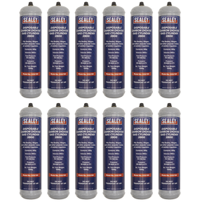 Gas Cylinder Disposable Carbon Dioxide 390g - Box of 12 - CO2/100/12 - Farming Parts