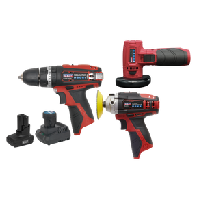 3 x 12V SV12 Series Cordless Power Tool Combo Kit - CP1200COMBO7 - Farming Parts