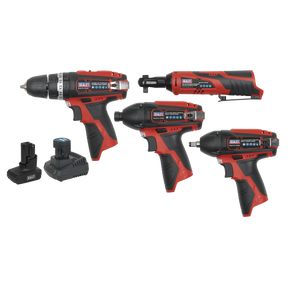 4 x 12V SV12 Series Cordless Power Tool Combo Kit - CP1200COMBO - Farming Parts