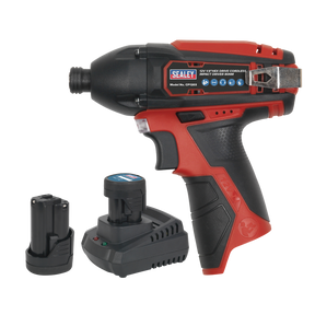 Impact Driver Kit 1/4" Hex Drive 12V SV12 Series - 2 Batteries - CP1203KIT - Farming Parts