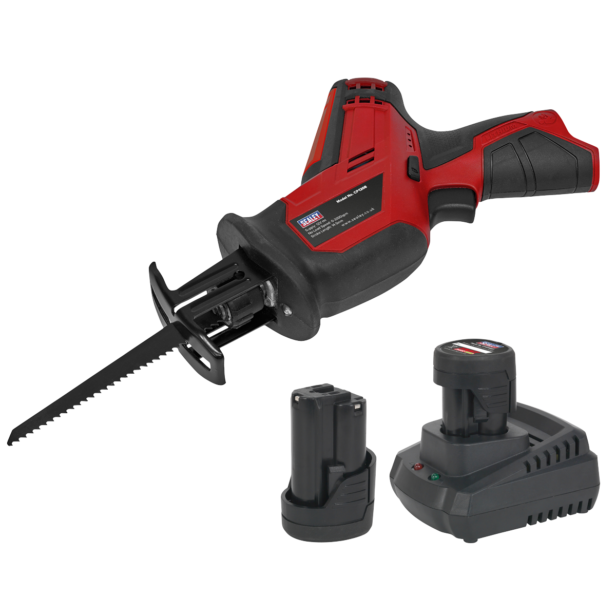 Cordless Reciprocating Saw 12V SV12 Series - 2 Batteries - CP1208KIT - Farming Parts