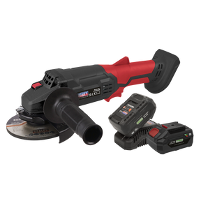 Cordless Angle Grinder Kit Ø115mm 20V 4Ah SV20 Series - 2 Batteries - CP20VAGBKIT - Farming Parts