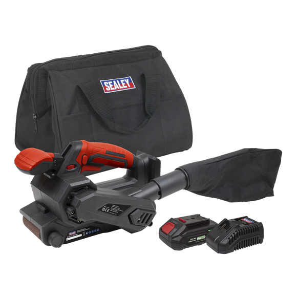 Sealey | SV20 Series Cordless Belt Sander Kit 20V 2Ah - CP20VBSKIT1