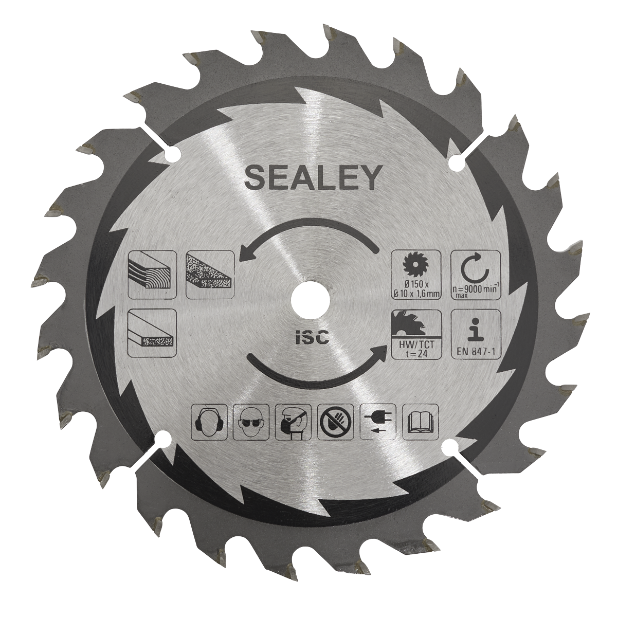 Cut-Off Saw Blade Ø150 x 1.6mm/Ø10mm 24tpu - CP20VCS.03 - Farming Parts