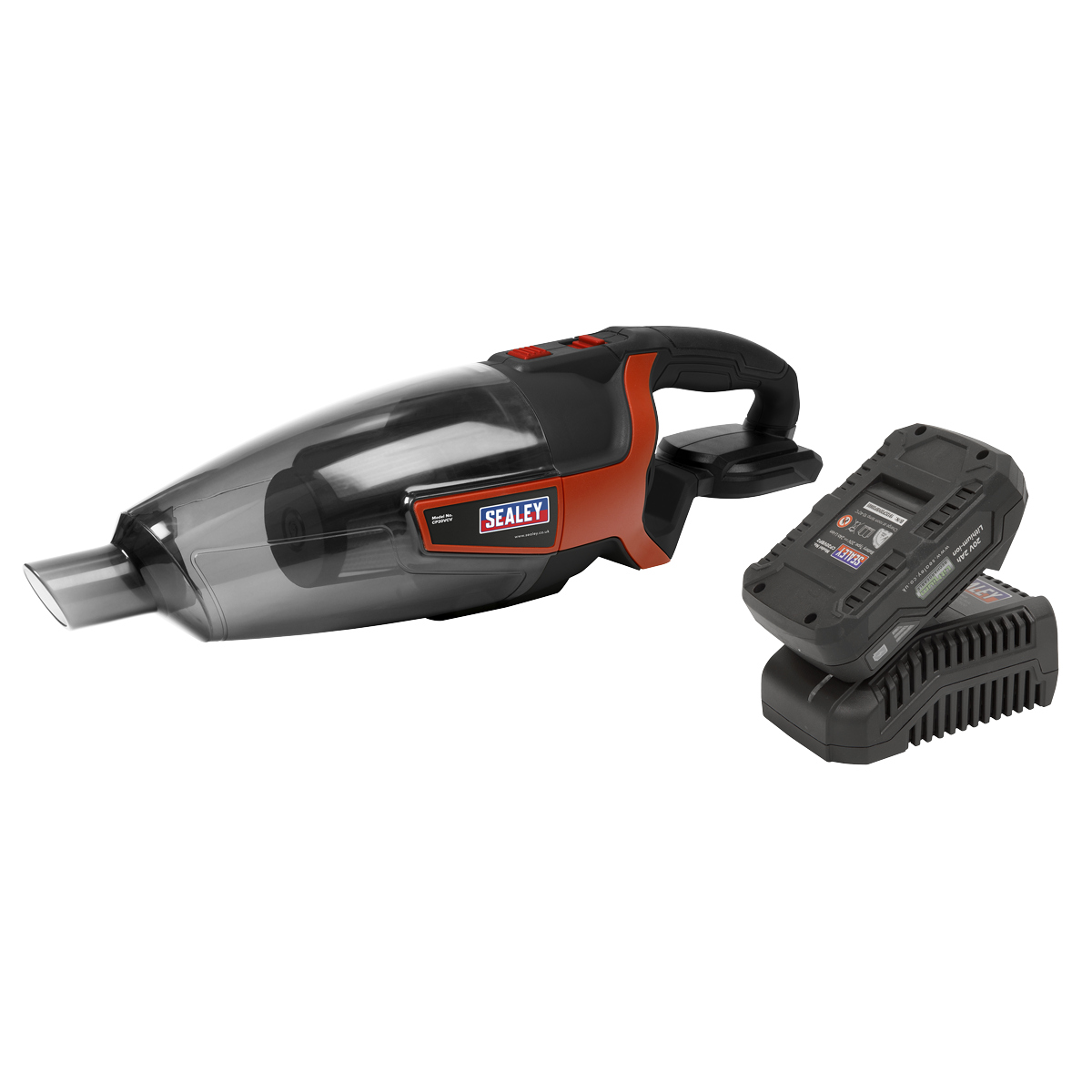 Cordless Handheld Vacuum Cleaner Kit 650ml 20V 2Ah SV20 Series - CP20VCVKIT1 - Farming Parts