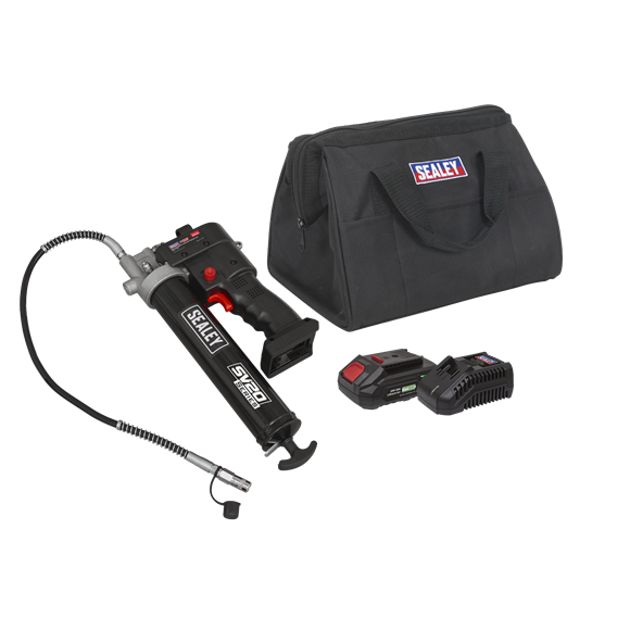 Sealey | SV20 Series Grease Gun Kit 20V 2Ah - CP20VGRGKIT1