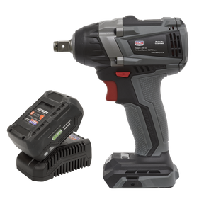 Brushless Impact Wrench Kit 1/2"Sq Drive 20V SV20 Series 300Nm 4Ah - CP20VIWXKIT1 - Farming Parts