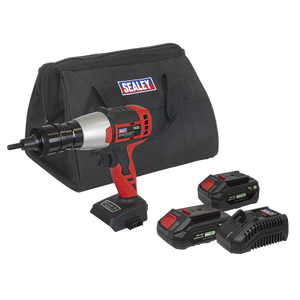 Sealey | SV20 Series Brushless Cordless Nut Riveter 20V - 2 Batteries - CP20VNRKIT