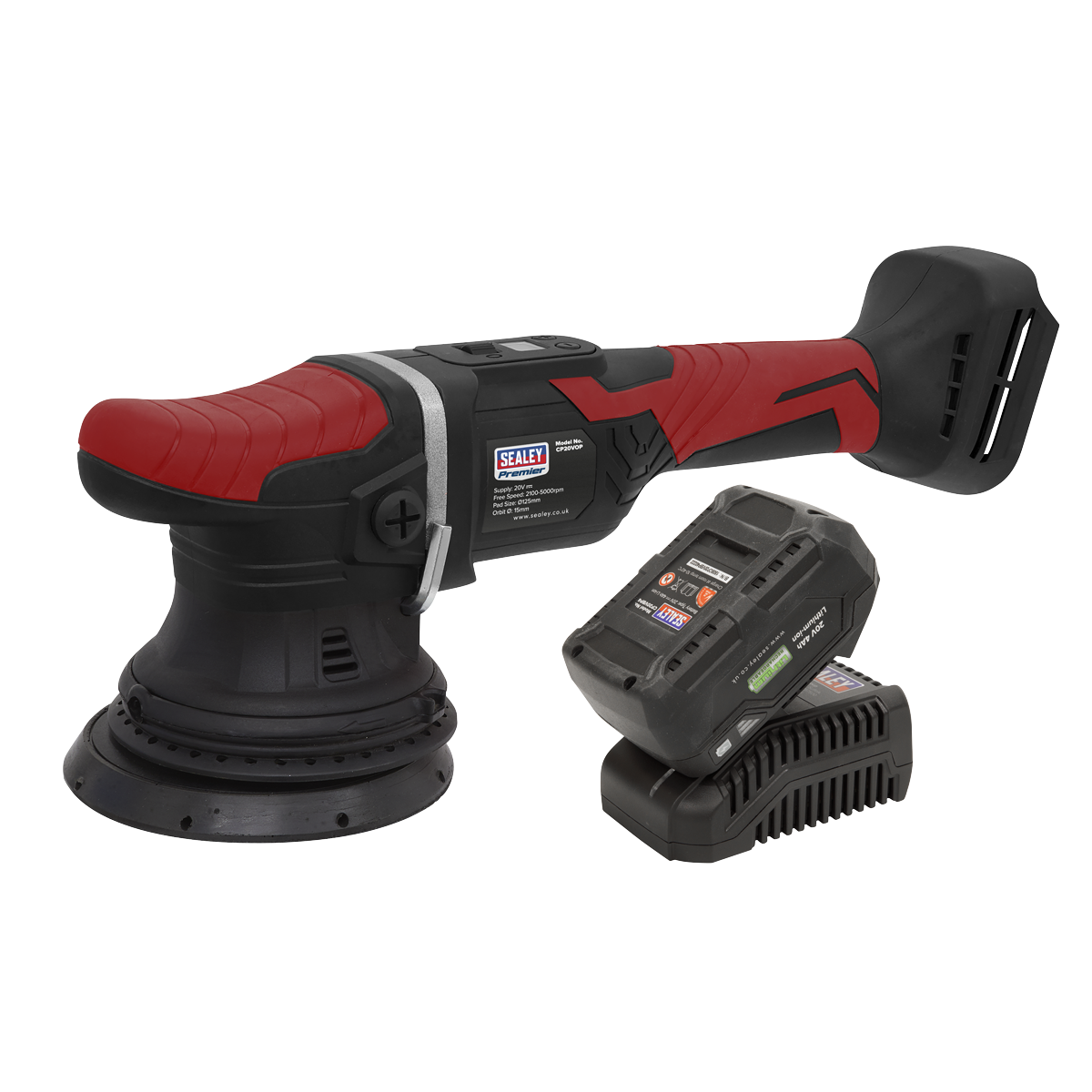 Cordless Orbital Polisher Kit 20V SV20 Series Ø125mm - CP20VOPKIT - Farming Parts