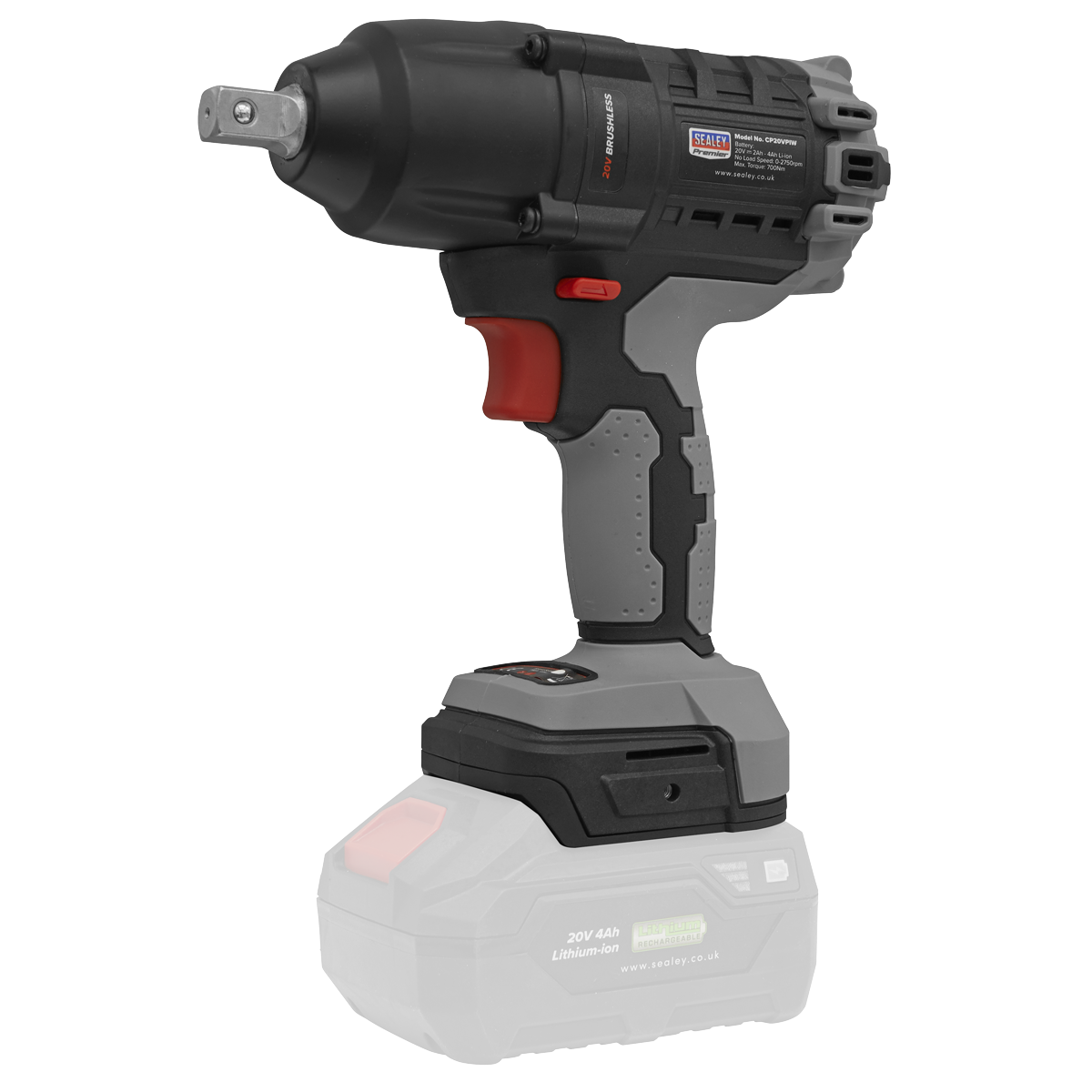 Brushless Impact Wrench 20V SV20 Series 1/2"Sq Drive - Body Only - CP20VPIW - Farming Parts