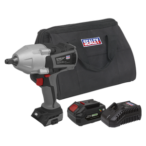 Sealey | Premier SV20 Series Cordless Impact Wrench Kit 20V 4Ah - CP20VXIWKIT